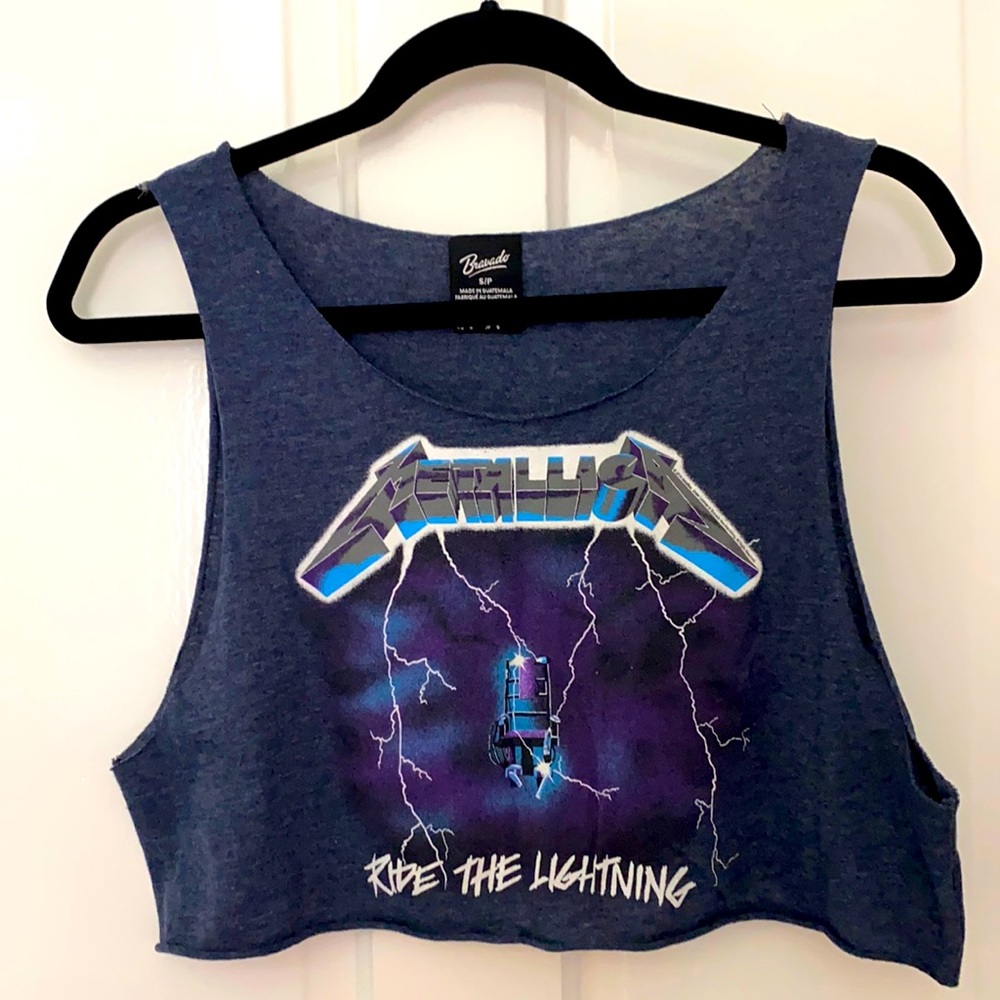 Metallica Crop Top